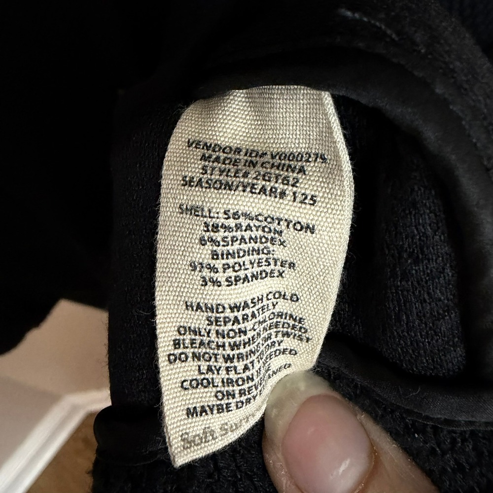 Soft Surroundings Blazer 3X Black TexturedOpen Front Cardigan Jacket Academia - Picture 5 of 8
